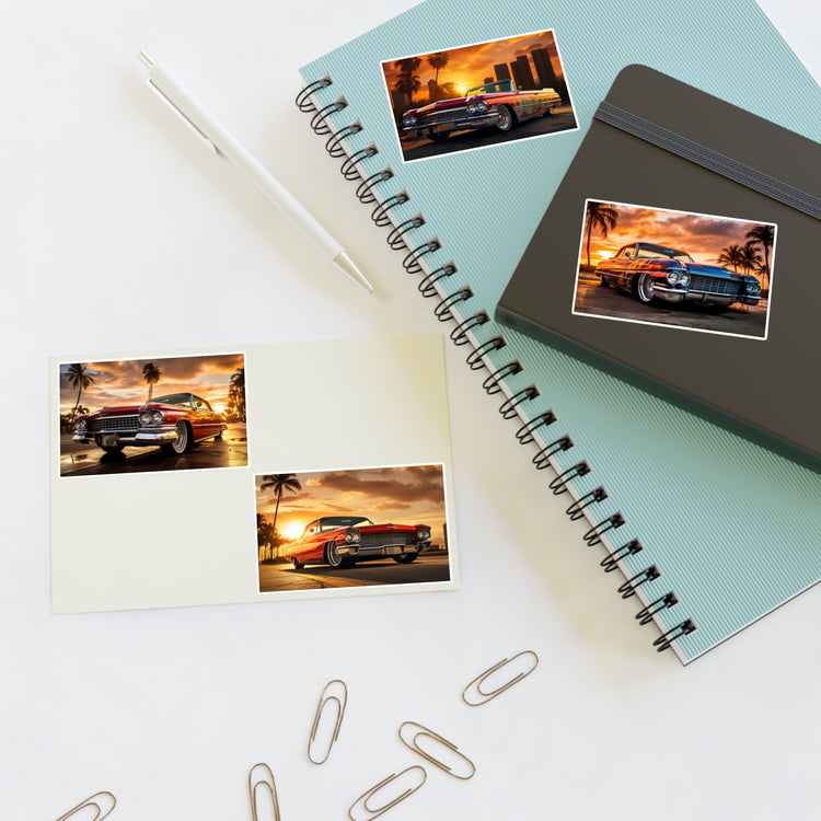 1963 Cadillac DeVille - Lowrider style - Sticker Sheets - Cultura Life Design
