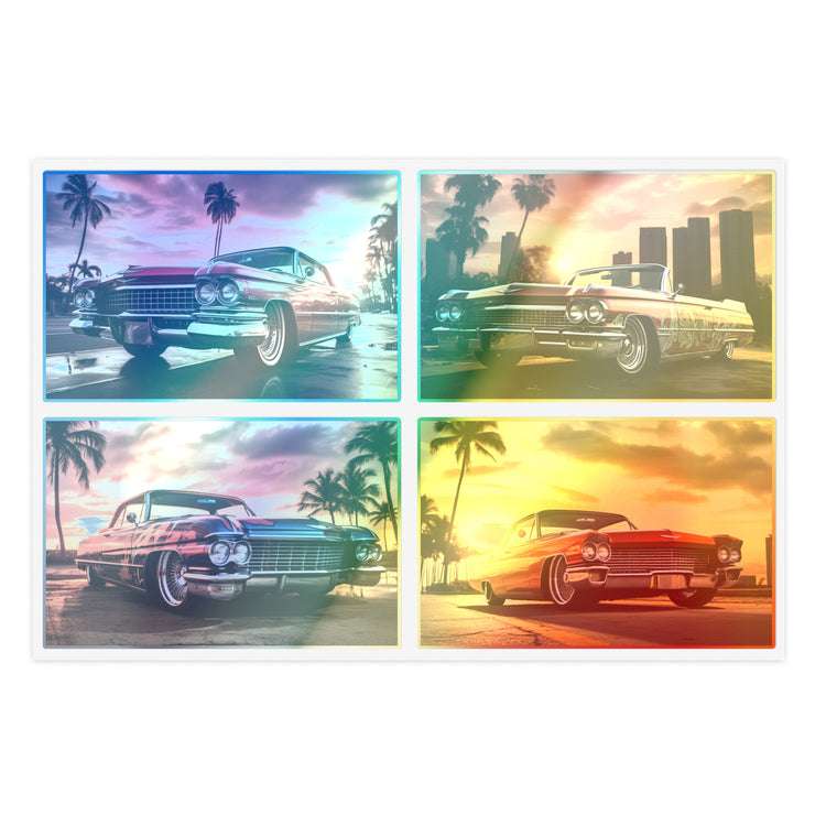 1963 Cadillac DeVille - Lowrider style - Sticker Sheets - Cultura Life Design