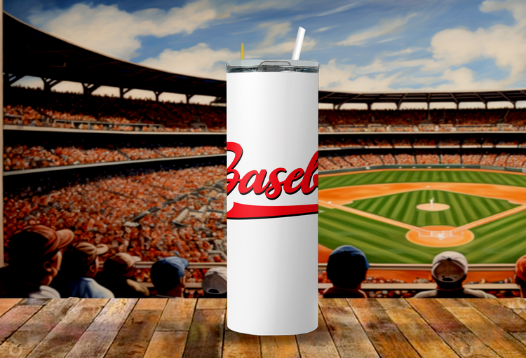 3 Different Single Tumbler Mock Ups with Baseball Diamond Backgrounds, PNG - Edit in CANVA, Photoshop & More | 3 Backgrounds Mock Up Tumbler - Cultura Life Design