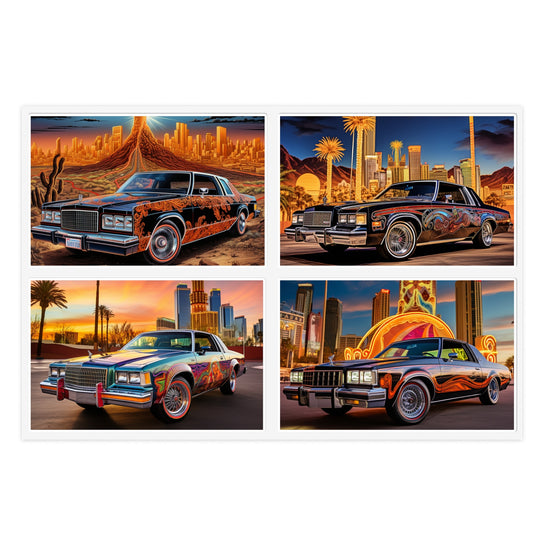1978 Buick Regal - Lowrider style - Sticker Sheets - Cultura Life Design