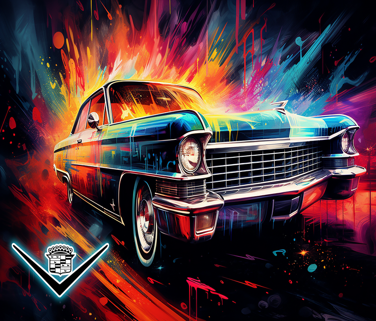 63 Cadillac DeVille 20 oz Skinny Tumbler Wraps Grp1, 4 x Sublimation Designs, Straight tumbler Wrap, Instant Digital Download PNG - Cultura Life Design
