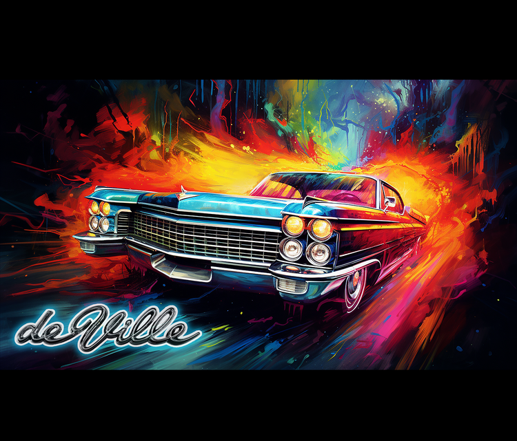 63 Cadillac DeVille 20 oz Skinny Tumbler Wraps Grp1, 4 x Sublimation Designs, Straight tumbler Wrap, Instant Digital Download PNG - Cultura Life Design