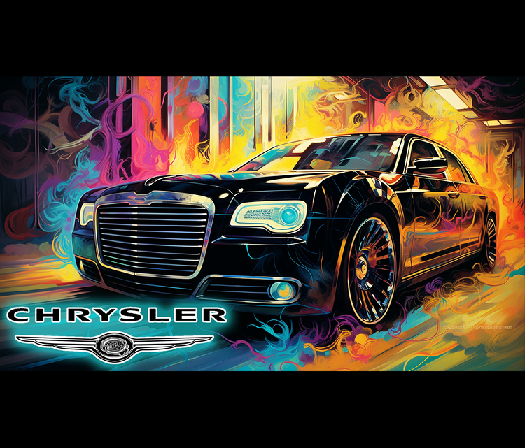 05 Chrysler 300 20 oz Skinny Tumbler Wraps Grp2, 4 x Sublimation Designs, Straight tumbler Wrap, Instant Digital Download PNG - Cultura Life Design