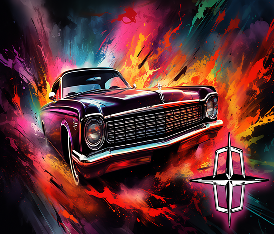 61 Lincoln Continental 20 oz Skinny Tumbler Wraps, 6 x Sublimation Designs, Straight tumbler Wrap, Instant Digital Download PNG - Cultura Life Design