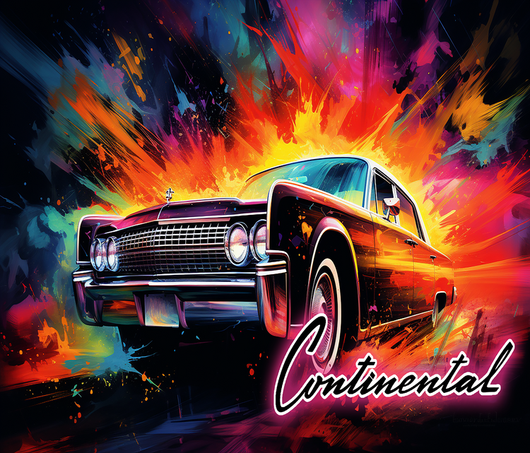 61 Lincoln Continental 20 oz Skinny Tumbler Wraps, 6 x Sublimation Designs, Straight tumbler Wrap, Instant Digital Download PNG - Cultura Life Design