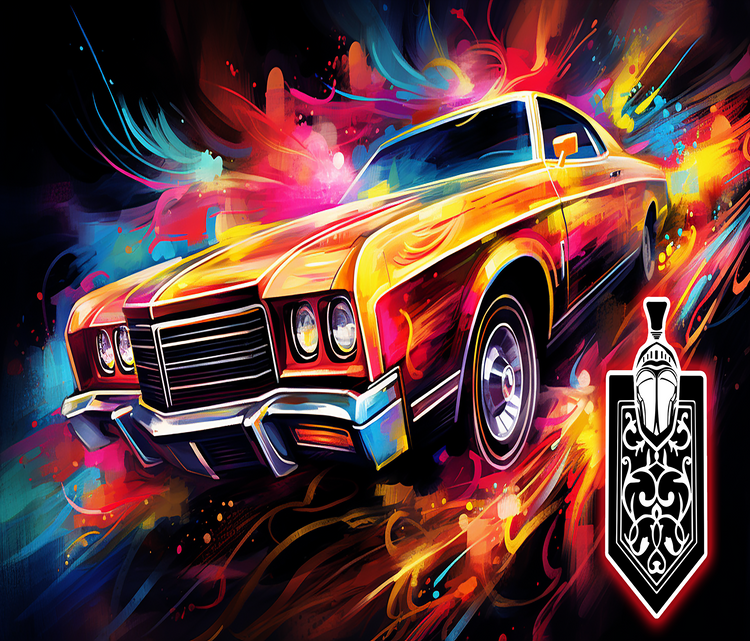 70 Chevrolet Monte Carlo 20 oz Skinny Tumbler Wraps, 6 x Sublimation Designs, Straight tumbler Wrap, Instant Digital Download PNG - Cultura Life Design
