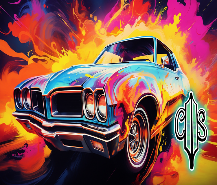 68 Oldsmobile Cutlass Supreme 20 oz Skinny Tumbler Wraps, 6 x Sublimation Designs, Straight tumbler Wrap, Instant Digital Download PNG - Cultura Life Design