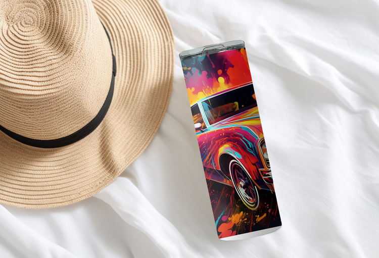 68 Oldsmobile Cutlass Supreme 20 oz Skinny Tumbler Wraps, 6 x Sublimation Designs, Straight tumbler Wrap, Instant Digital Download PNG - Cultura Life Design