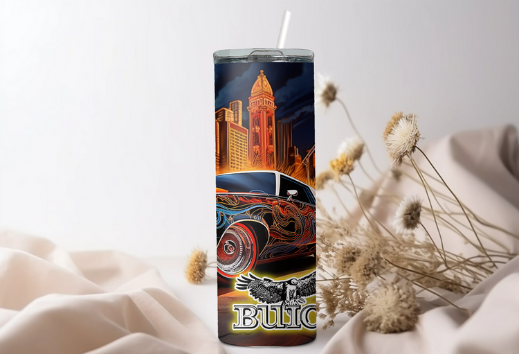78 Buick Regal 20 oz Skinny Tumbler Wraps_Grp1, 4 x Sublimation Designs, Straight tumbler Wrap, Instant Digital Download PNG - Cultura Life Design