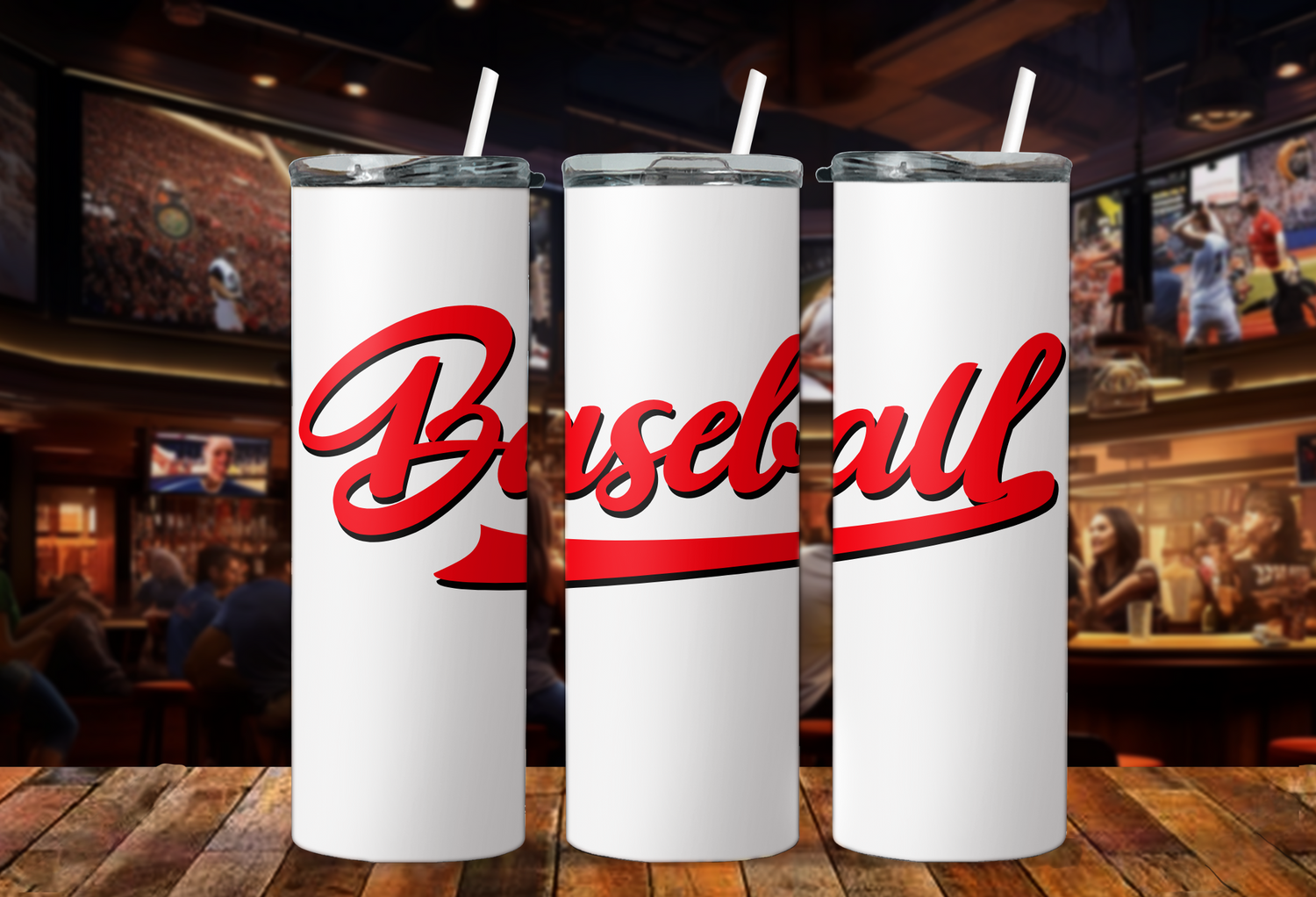 4 Different Tumbler Mock Ups with Baseball Field Backgrounds, PNG - Edit in CANVA, Photoshop, and More | 4 Backgrounds Mock Up Tumbler - Cultura Life Design