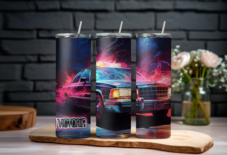 92 Ford Crown Victoria 20 oz Skinny Tumbler Wraps, 6 x Sublimation Designs, Straight tumbler Wrap, Instant Digital Download PNG - Cultura Life Design