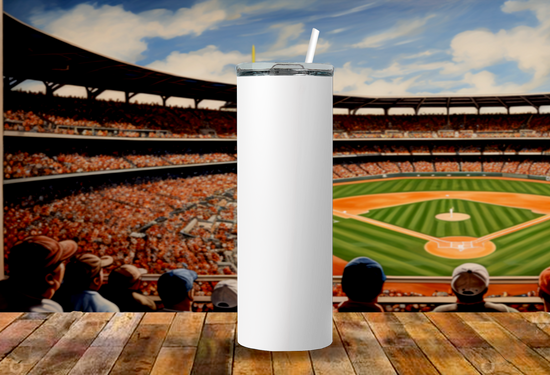 3 Different Single Tumbler Mock Ups with Baseball Diamond Backgrounds, PNG - Edit in CANVA, Photoshop & More | 3 Backgrounds Mock Up Tumbler - Cultura Life Design