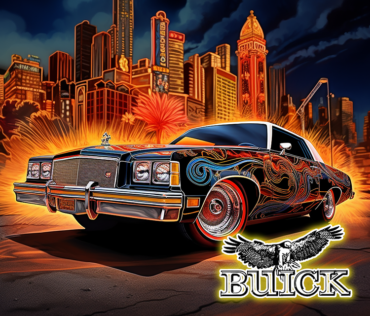 78 Buick Regal 20 oz Skinny Tumbler Wraps_Grp1, 4 x Sublimation Designs, Straight tumbler Wrap, Instant Digital Download PNG - Cultura Life Design