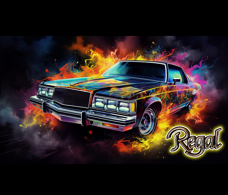 78 Buick Regal 20 oz Skinny Tumbler Wraps_Grp2, 4 x Sublimation Designs, Straight tumbler Wrap, Instant Digital Download PNG - Cultura Life Design