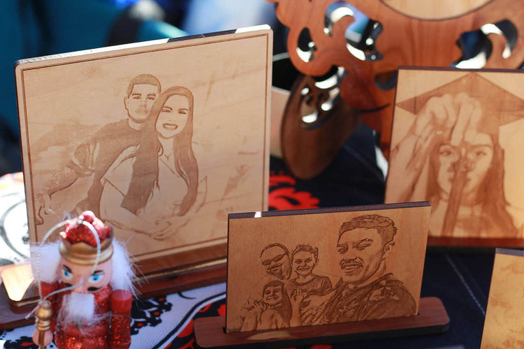 Custom Laser Engraved Portraits - Cultura Life Design