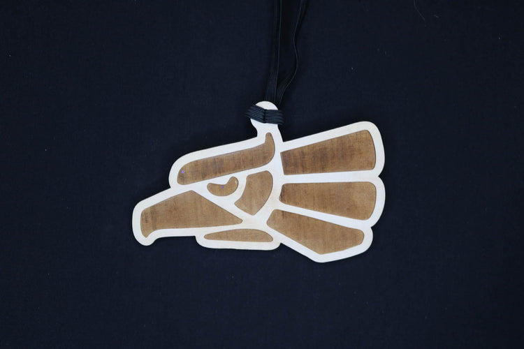 Aztec Inspired Wood Engraved Decoration, Vehicle Rear View Mirror Ornaments - Cultura Life Design