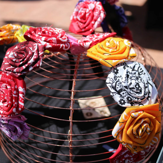 Bandana Rose Headband - Cultura Life Design