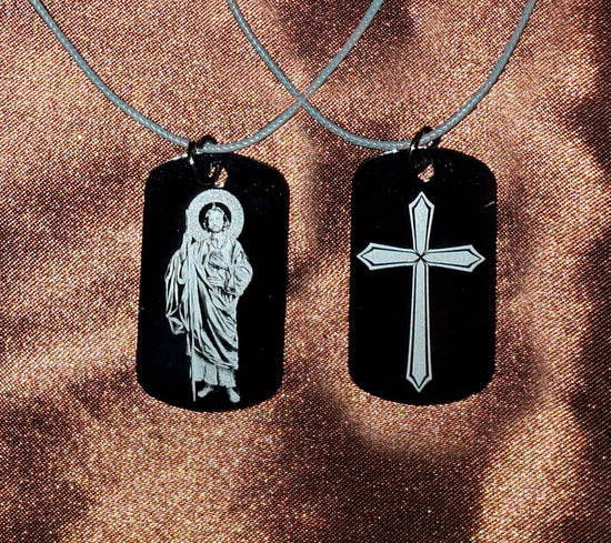 Religious Inspired Art Dog Tags Necklaces - Cultura Life Design