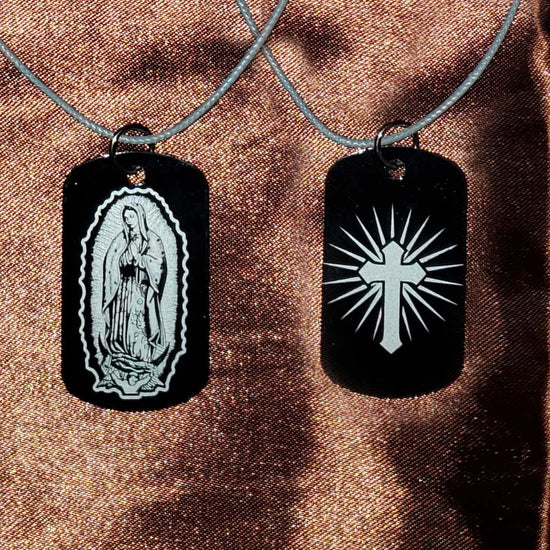 Religious Inspired Art Dog Tags Necklaces - Cultura Life Design