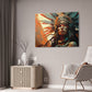 Canvas Stretched, 1.5'' - Azteca Dancer, Female - Cultura Life Design