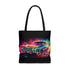 AOP Tote Bag - 1963 Chevrolet Impala Neon Oil Painting Right - Cultura Life Design
