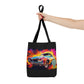 AOP Tote Bag - 1968 Oldsmobile Cutlass Supreme Neon Oil Painting Right - Cultura Life Design