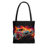 AOP Tote Bag - 1968 Oldsmobile Cutlass Supreme Neon Oil Painting Left - Cultura Life Design