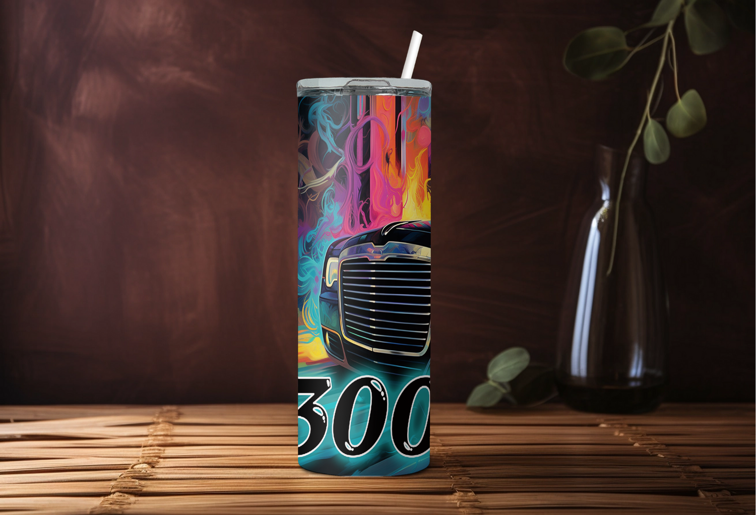 05 Chrysler 300 20 oz Skinny Tumbler Wraps Grp1, 4 x Sublimation Designs, Straight tumbler Wrap, Instant Digital Download PNG - Cultura Life Design