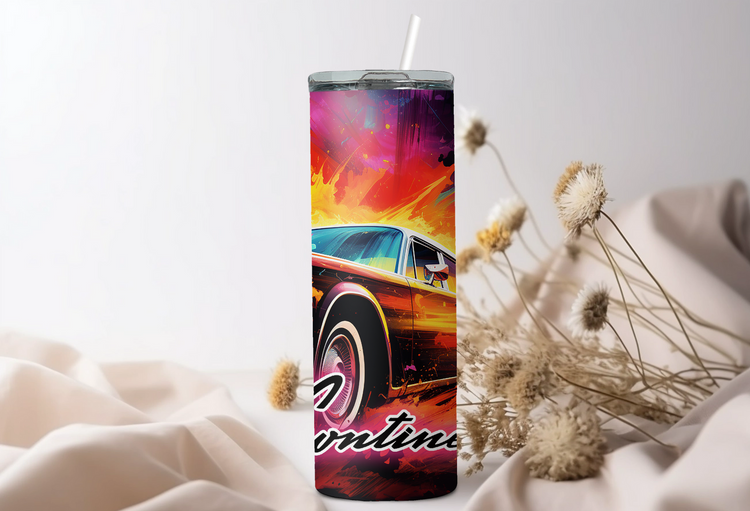 61 Lincoln Continental 20 oz Skinny Tumbler Wraps, 6 x Sublimation Designs, Straight tumbler Wrap, Instant Digital Download PNG - Cultura Life Design