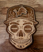 Sports Sugar Skull Wood Engraved Wall Plaques, NFL, MBL, NBA Inspired Fan Art - Cultura Life Design