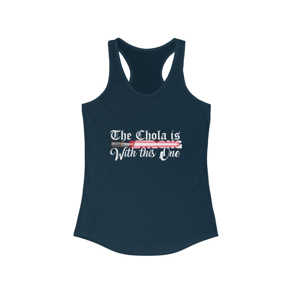 Chola Star Wars - Women's Racerback Tank - Cultura Life Design