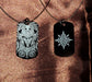 Aztec Inspired Art Dog Tags Necklaces - Cultura Life Design