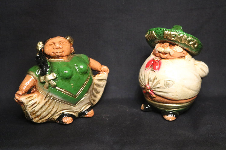 Banda Figurine Set of 7, Mexican Art Pottery - Cultura Life Design