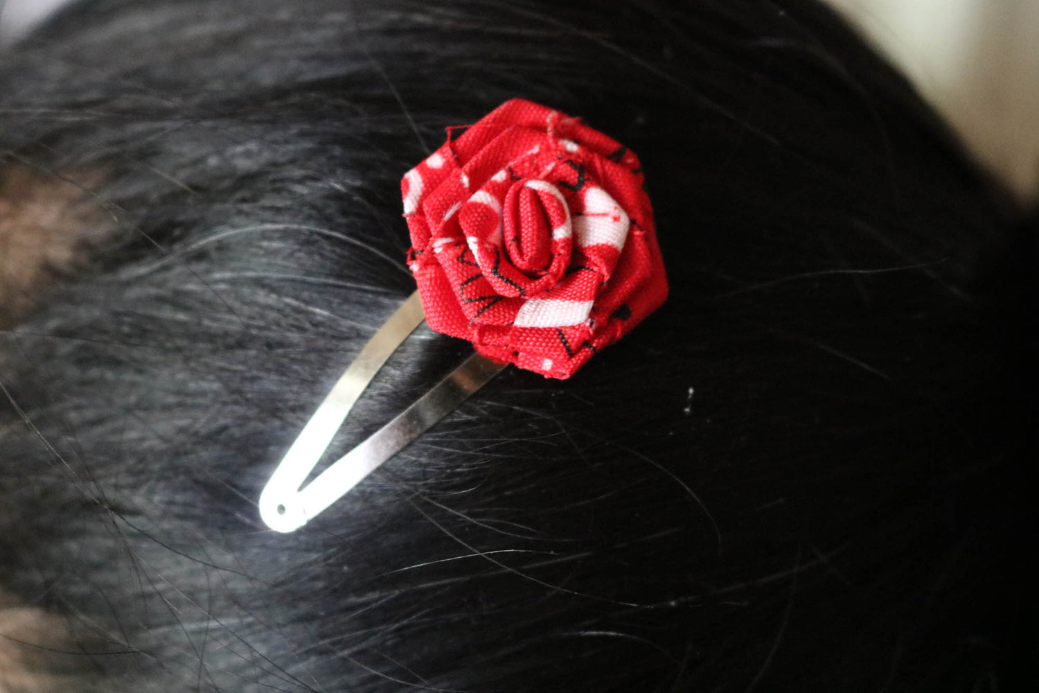 Bandana Rose Hair Clips - Cultura Life Design