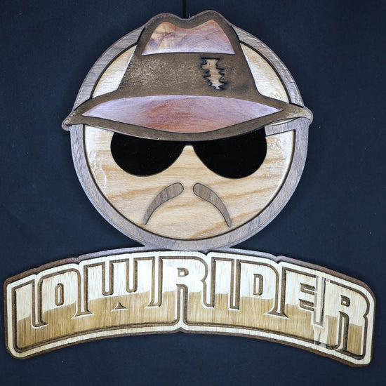 Lowrider Inspired Decorative Sign, Hanging Wall Plaque - Cultura Life Design