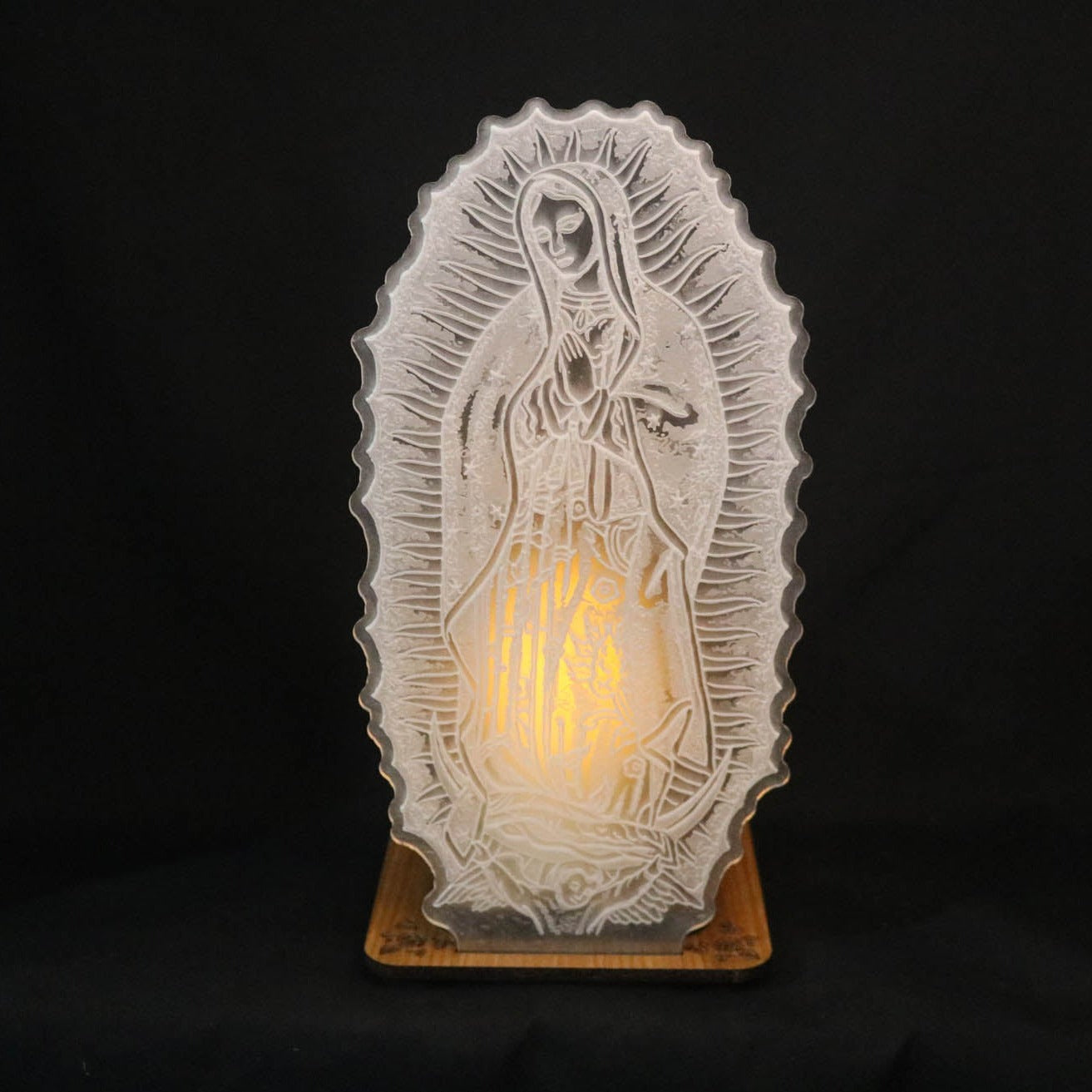 Frosted Acrylic Religious Table Stand - Cultura Life Design