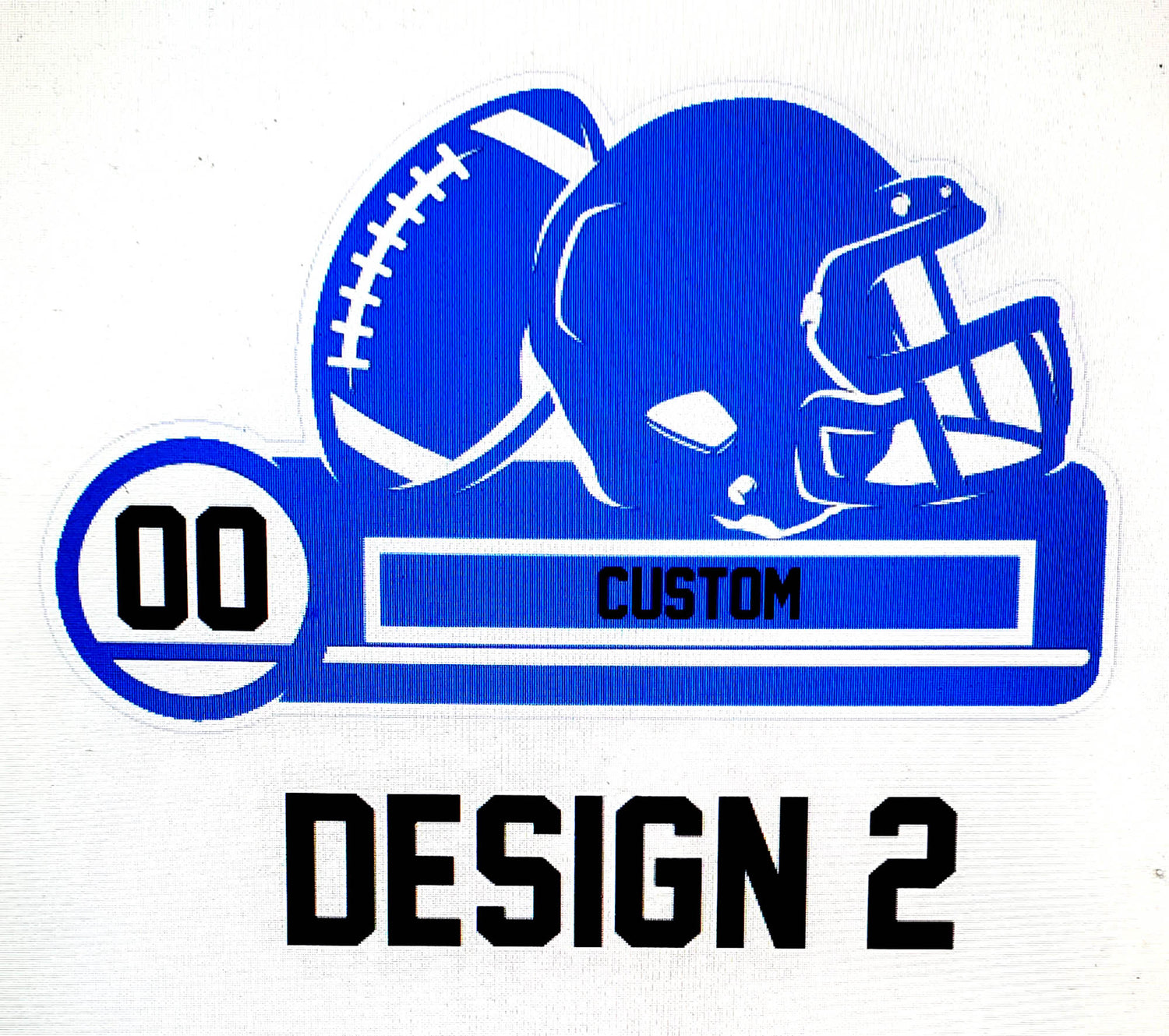 Sports Football Jersey Wood Engraved Wall Plaques, NFL Inspired Fan Art - Cultura Life Design