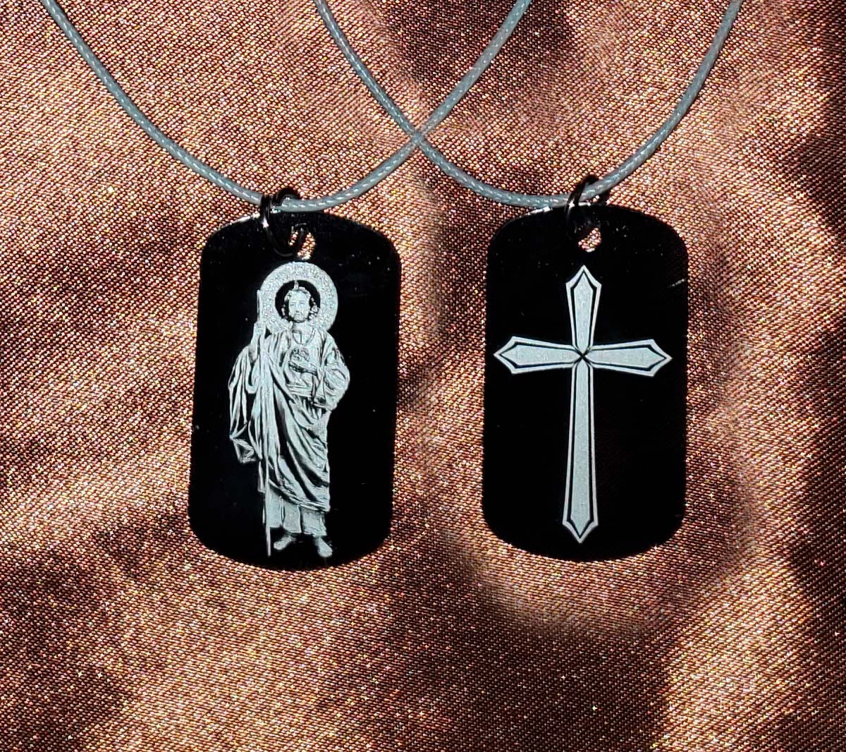 Religious Inspired Art Dog Tags Necklaces - Cultura Life Design