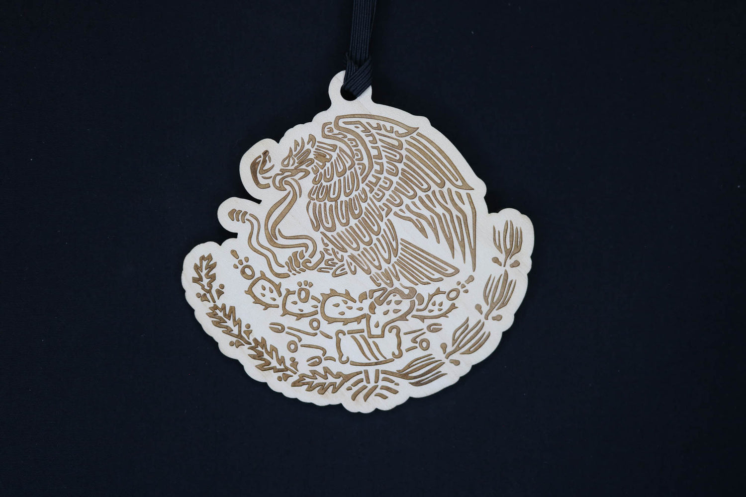 Mexican Inspired Wood Engraved Decoration, Vehicle Rear View Mirror Ornaments - Cultura Life Design