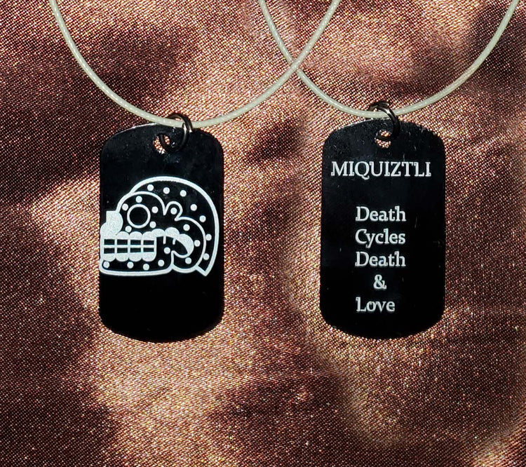 Aztec Inspired Art Dog Tags Necklaces - Cultura Life Design