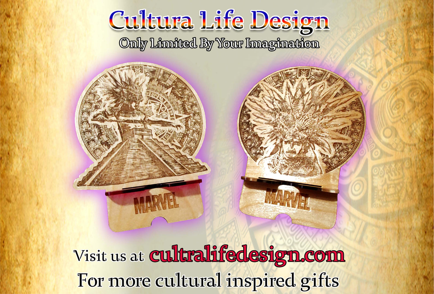 Aztec Inspired Phone Stands - Cultura Life Design