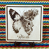 Butterfly Wood Engraved Coasters, Set of 5 - Cultura Life Design