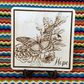 Butterfly Wood Engraved Coasters, Set of 5 - Cultura Life Design